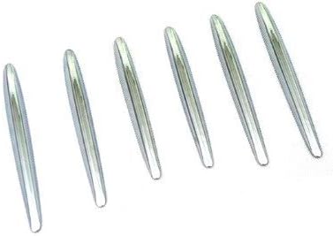 Chromesupply Triple Chrome Plated Chrome Hood Vent Trim Fin Covers for Mercedes Benz R172 SLK Class