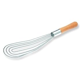 Best Manufacturers Flat Roux Gravy Whip 12-inch Wood Handle by Best Manufacturers Inc.