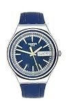 Swatch Irony Blue Suit Day-and-Date Blue Dial Men's watch #YGS747