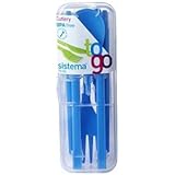 Sistema To Go Cutlery Set - Reusable - Blue