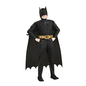 Batman The Dark Knight Muscle Chest Boys Costume Large