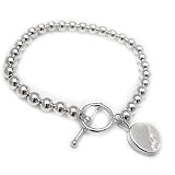 Sterling Silver Bead Balls Fashion Bracelet Jewelry