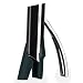 Screwpull - LM-400B - Tire-bouchons + coupe-capsules - aspect cuir - Nickel Noir