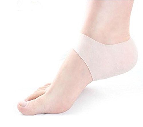 Heavy duty silicone gel heel socks moisturise dry hard …
