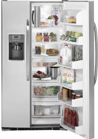 GE GSHL6KGZLS CleanSteel Side-By-Side Refrigerator