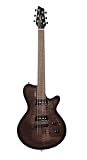 Godin LG P90 Solid Body Electric Guitar (Trans Black Flame)