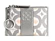 Coach Kristin Ikat Skinny Coin Case Bag With Key Chain - Coach 45595GRY