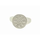 Sterling Silver Wheel of Transformation Ring by Me & Ro