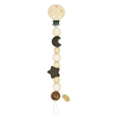 Heimess 733700 - Schnullerkette Mond und Stern