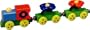 Nuchi Wooden Railway / 3-piece Flower Baby Train