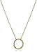 Amazon Collection Sterling Silver Open Circle Necklace, 16