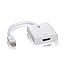 V7 Mini Displayport (Thunderbolt) to HDMI Adapter for Viewing Full HD Video and Digital Audio on Monitor and TV from MacBook, MacBook Pro and MacBook Air (CBL-MH1WHT-5N) - White
