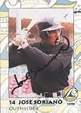 Jose Soriano, West Michigan Whitecaps - Athletics Affiliate Autographed Card