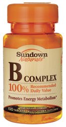Sundown Naturals B-Complex Tabs, 100 Count Sundown Naturals B-Complex Tabs, 100 Count