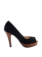 Shoe Botique 34 Salones Plataforma (Negro)