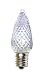 White LED C9 Replacement Light Bulb / Intermediate Base L.E.D. / .96 Watt Holiday and Christmas Lighting Replacement