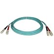 Tripp Lite N806-01M 10Gb Multimode Duplex 50/125 LSZH Aqua Fiber Patch Cable SC/SC - 1M (3ft)