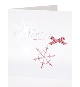 Classic Type Large Christmas Card
