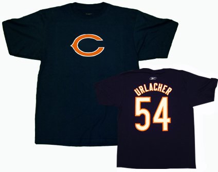 Brian Urlacher Chicago Bears NFL Player T-Shirt