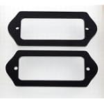 2 Spacers for Under P-90 Pickups w/Ears Black