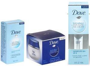 Dove Fresh Radiance Anti-Aging Set - Includes 