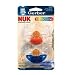 Gerber Nuk Orthodontic Pacifier Simple Button for Newborn, Size 2 - 2 Pack