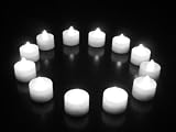 36 WHITE LED Candles Tea Lights with Lithium Battery