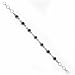 Handmade Jewelry Indian Sterling Silver Bracelet Lapiz Gemstone 7.25 inches