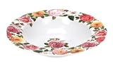 Portmeirion Rose Bouquet Rim Soup Bowl, Set of Four