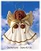 dachshund22 - Dachshund Red Memory Angel Holiday Ornament
