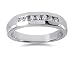 0.21 CTW Men's Diamond Ring in Platinum