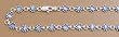 Sterling Silver Stone Anklet - Blue - 10'' in Length