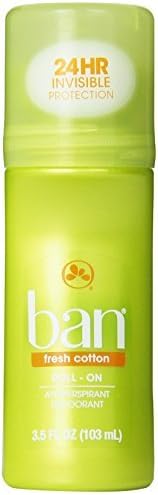 Ban Deodorant 100g Roll-On 24 Hr Fresh Cotton by KAO BRANDS COMPANY.