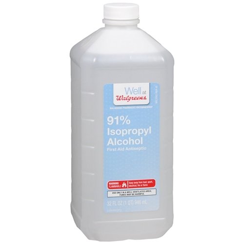 Walgreens Isopropyl Alcohol, 91% 32 fl oz (pack of 2)