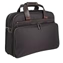 Rocha.John Rocha- Black nylon and leather business bag