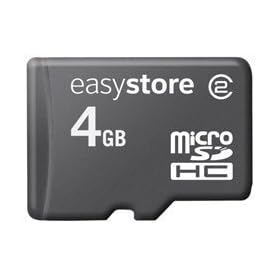 EasyStore 4GB microSDHC Card (SDSDQES-004G Hassle Free Packaging)