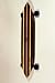 Throwback Industries Longboard Skateboard Complete- Custom Pintail
