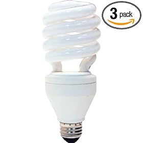 GE 47448-3 12-Watt, 23-Watt, 29-Watt (50/100/150 Watt equivalent) Energy Smart Spiral 3-Way 6 Year Life Light Bulb, 3-Pack