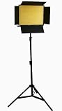 ePhoto Dimmable Photography Studio 1200 LED High Powered LED Video Light Lighting Kit 24V DC 110V-230V by ePhotoInc ULS1200H