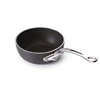Mauviel M'stone2 8212.24 Curved Splayed Saute Pan, 2.9-Quart
