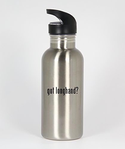 got longhand? - Funny Humor 20oz Silver Water Bottle