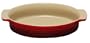 Le Creuset Stoneware 9-1/2-Inch Oval Baking Dish, Red