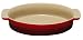 Le Creuset Stoneware Oval Pie Dish, Cerise, 24 cm