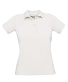 Coole-fun-t-shirts POLOSHIRT DAMEN WEISS, weiss - 