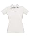 Coole-fun-t-shirts POLOSHIRT DAMEN WEISS, weiss