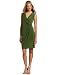 Jones New York Women's Grecian Wrap Ring Dress, Palm, 14