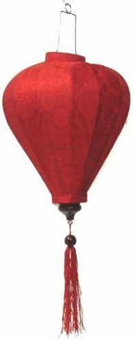 Red Hot Air Balloon Silk Lantern