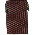 RED SNAKE LINK DESIGN BLACK EPPII CARRYING CASE POUCH WITH HANDSTRAP for ALL CELL PHONES (Blackberry Curve, Pearl, Motorola V3 RAZR, W385, V8, V9m, Palm Centro, Treo, LG Rumor, VX10000, VX8800, CU720 Shine, Samsung I617 Blackjack 2, HTC Touch, 8925 Tilt, Wing, Shadow, Dash, XV6800 Mogul, Sidekick, etc?) / MP3 PLAYERS / IPODS / DIGTITAL CAMERA - RETAIL PACKAGING