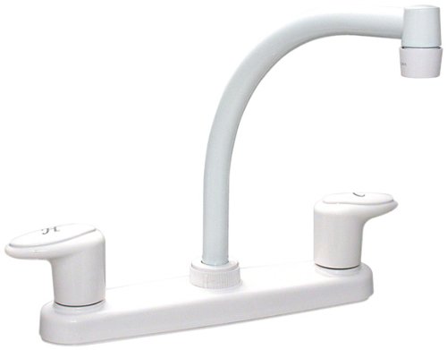 Phoenix PF221202 Catalina 8in High Arc Spout Deck Faucet, White