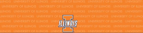 Illinois Fighting Illini Team Auto Visor Decal